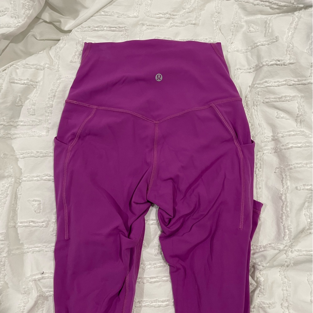 lululemon align pants( double lined) no flaws, like new size 4!!